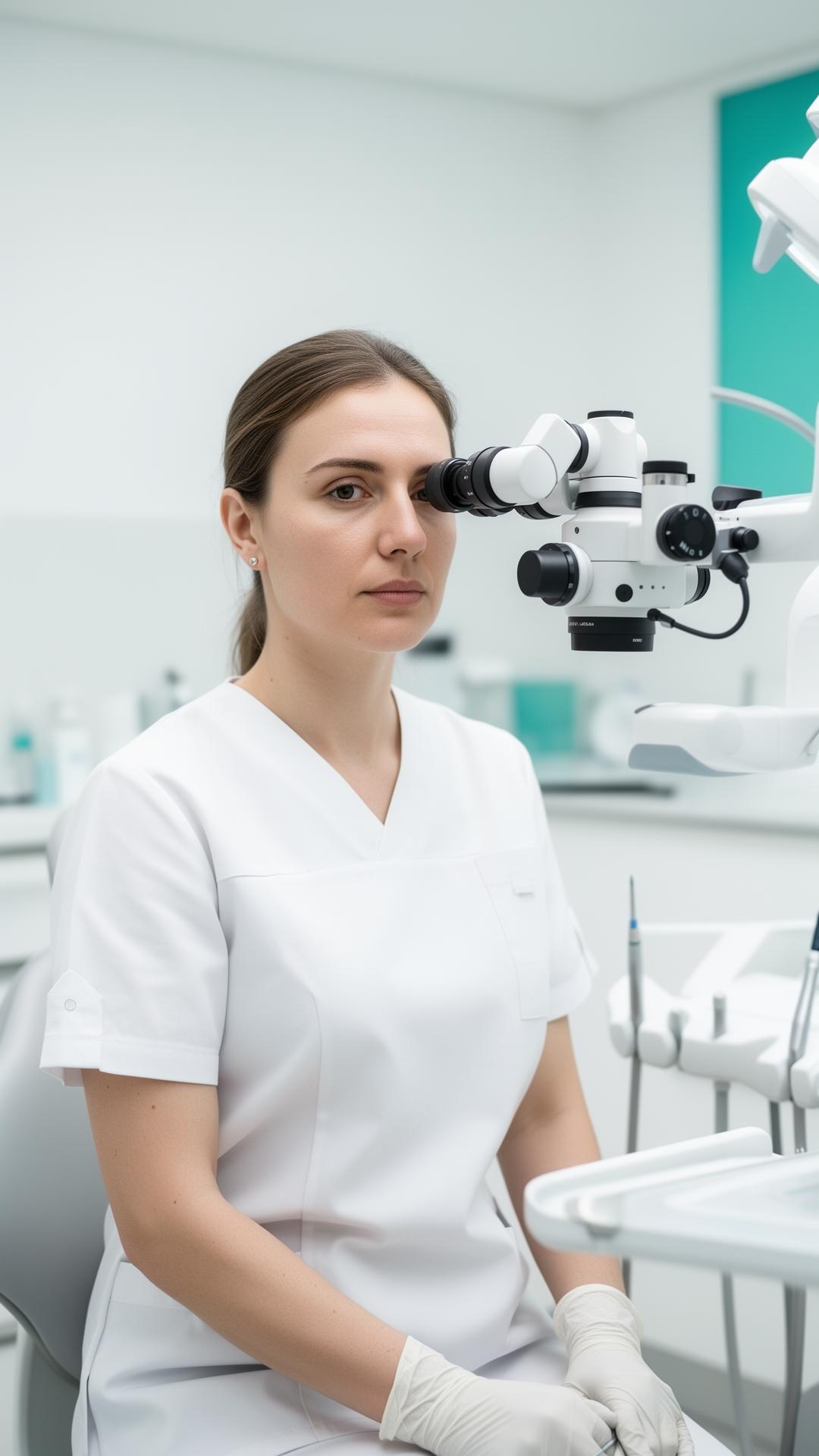 Especialista en endodoncia en Caracas durante atención clínica